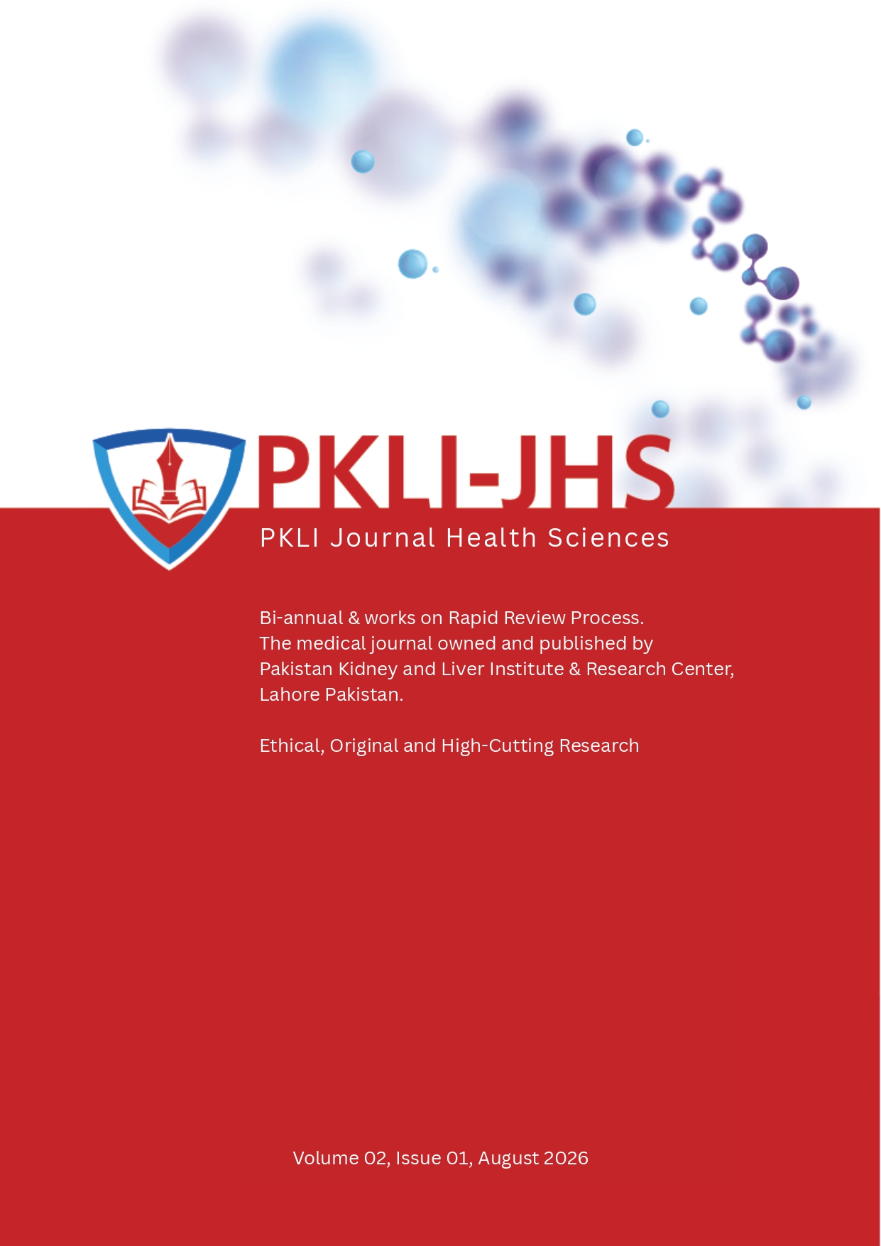 					View Vol. 2 No. 01 (2026): PKLI-JOURNAL OF HEALTH SCIENCES 
				